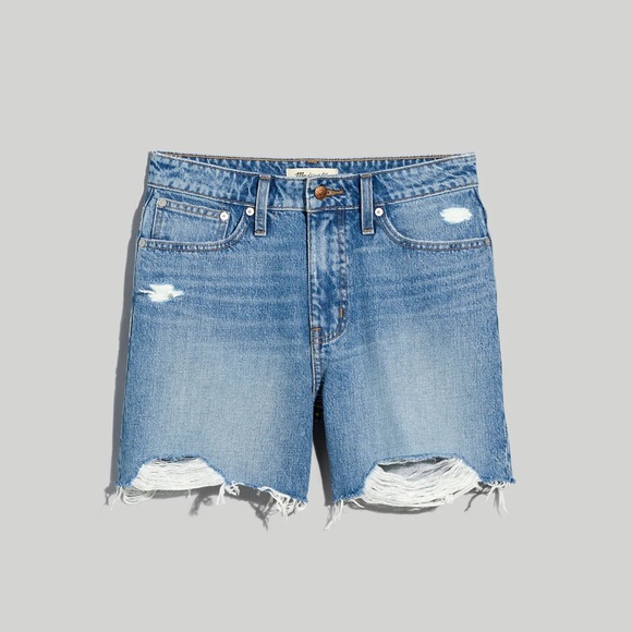 Madewell Pants - Madewell Relaxed Mid-Length Denim Shorts Size 27